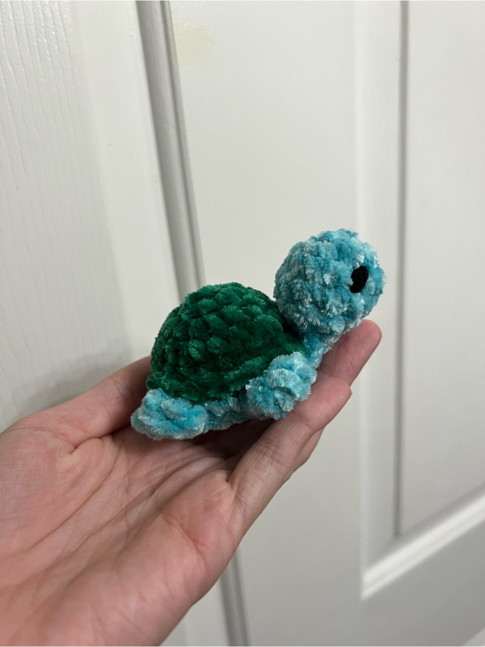 Mini Plush Crocheted Turtle 🐢 - Picture 2 of 6